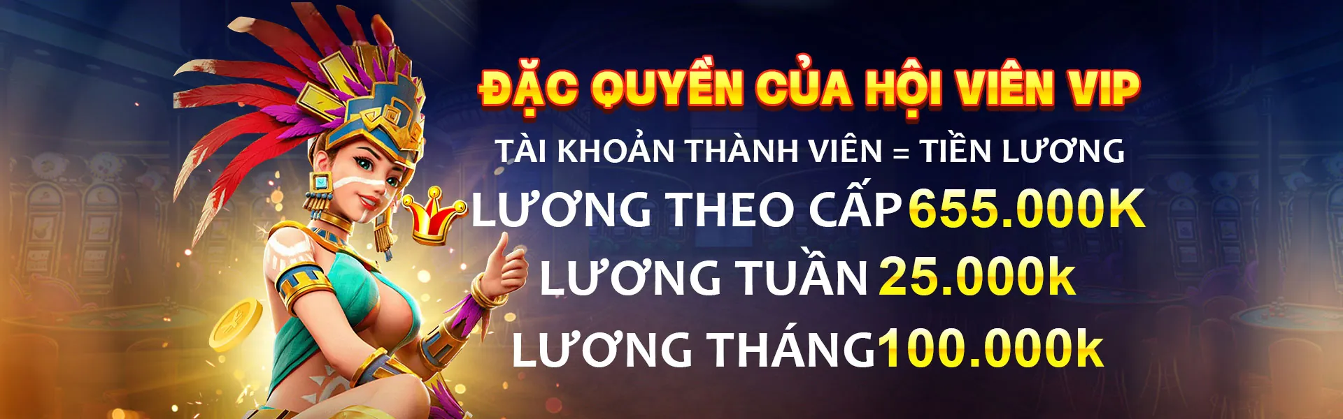 Hình ảnh đặc quyền VIP của top game đổi thưởng